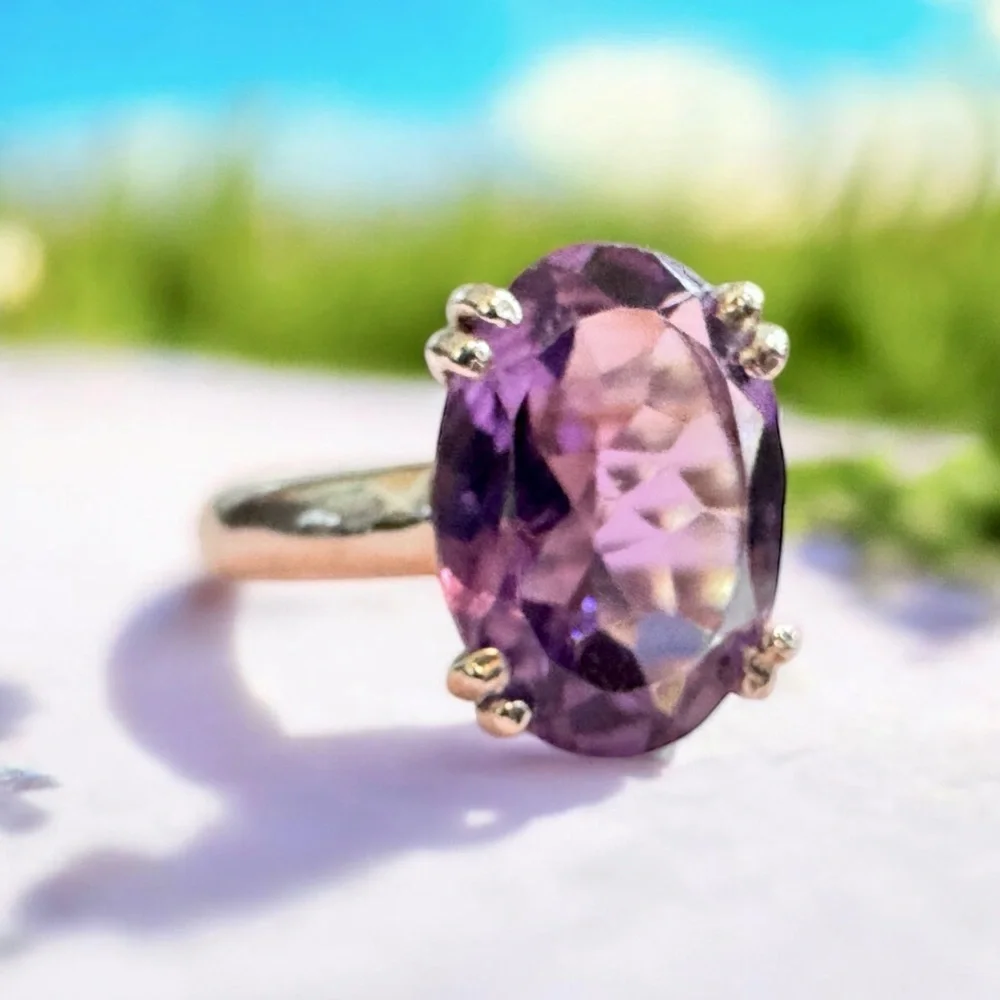 💜Amethyst💜Sterling💜Silver💜Ring (7)